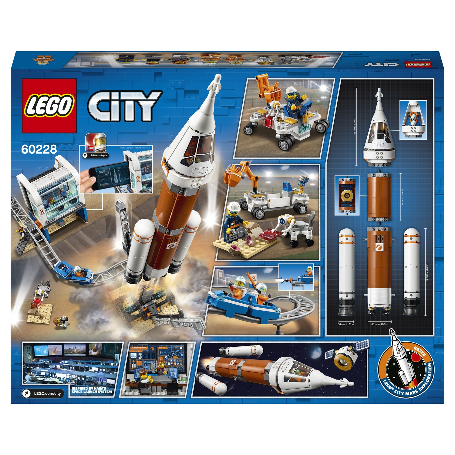 Конструктор LEGO City Space Port Ракета 837 дет. - фото 3