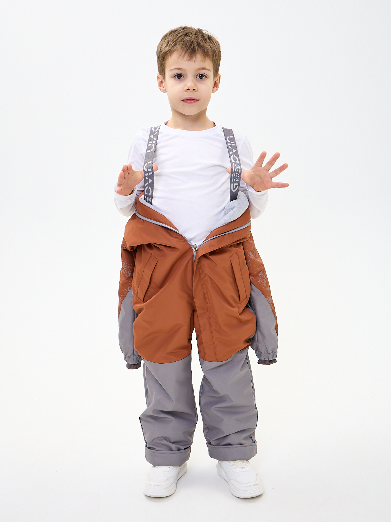 Комбинезон GooDvinKids КМ11019-09/медьСВ - фото 4