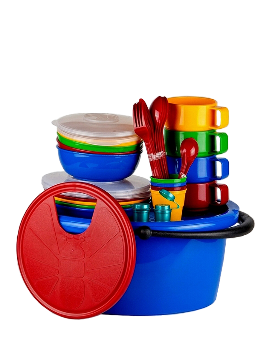 Набор посуды Solaris на 4 персоны в контейнере - фото 12