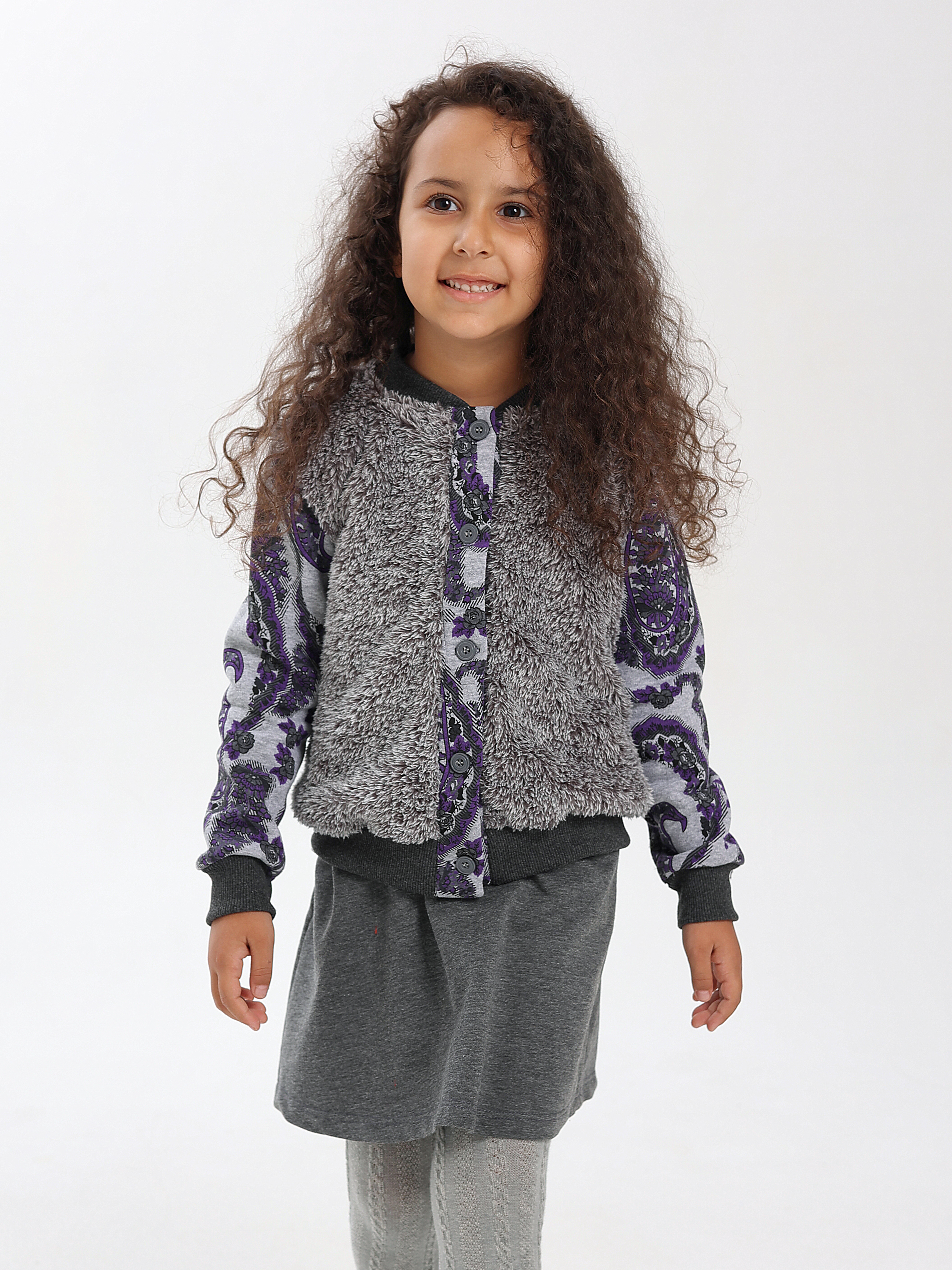 Юбка АЙАС 16-03-22/серый - фото 5