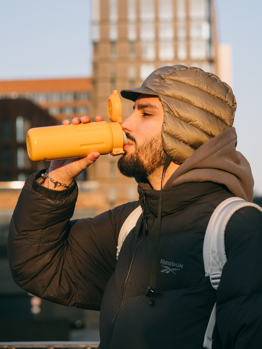 Термокружка для напитков 500 мл Bobber Capsule оранжевый - фото 8