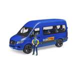 Автомобиль Bruder Mercedes синий 1:16