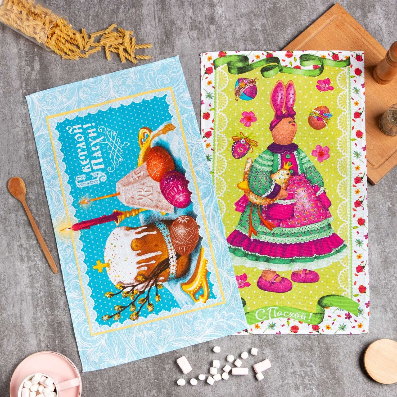 Полотенце Доляна 35 x 60 см 2 шт. - фото 2