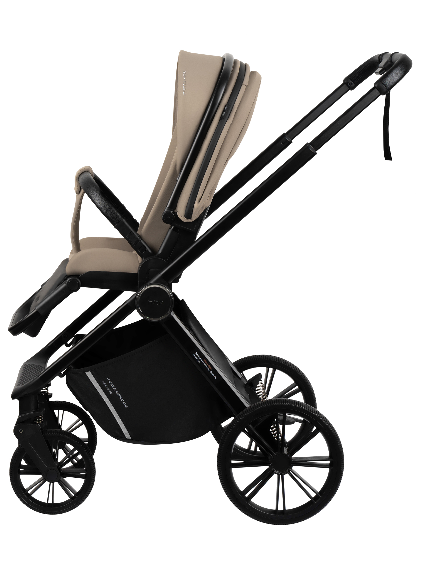 Коляска 3в1 Indigo Sting бежевый - фото 16