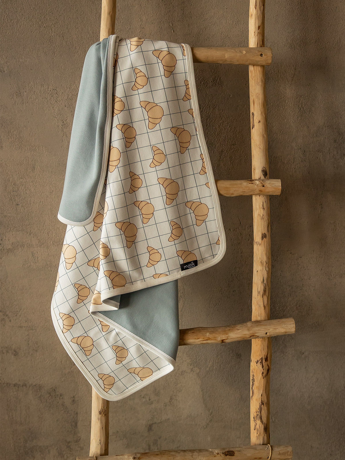 Плед Mjolk Круассаны 80 x 120 см хлопок - фото 2