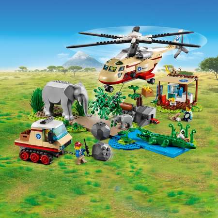 Конструктор LEGO City Wildlife Rescue Operation блочный