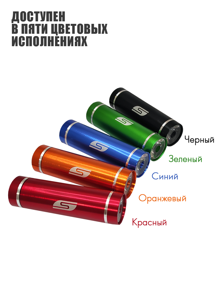 Ручной фонарь Solaris чёрный светодиодный T-5 - фото 8