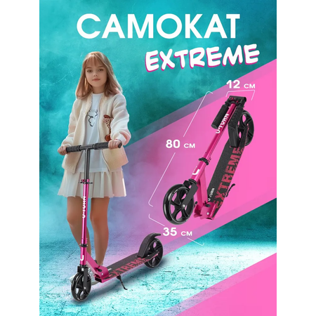 Самокат Рыжий кот двухколесный