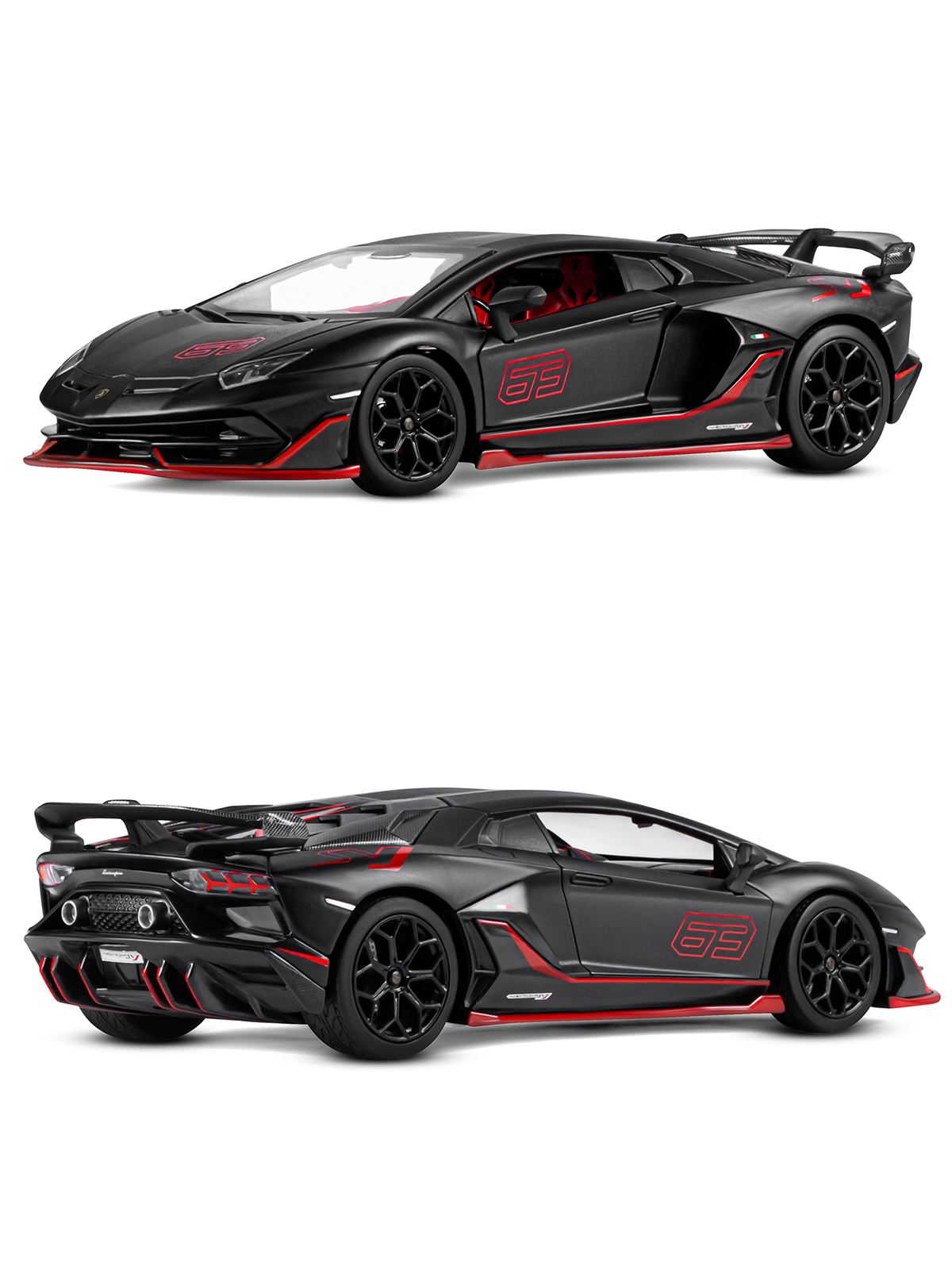 Автомобиль АВТОпанорама Lamborghini Aventador SVJ 1:24 JB1251511 - фото 8