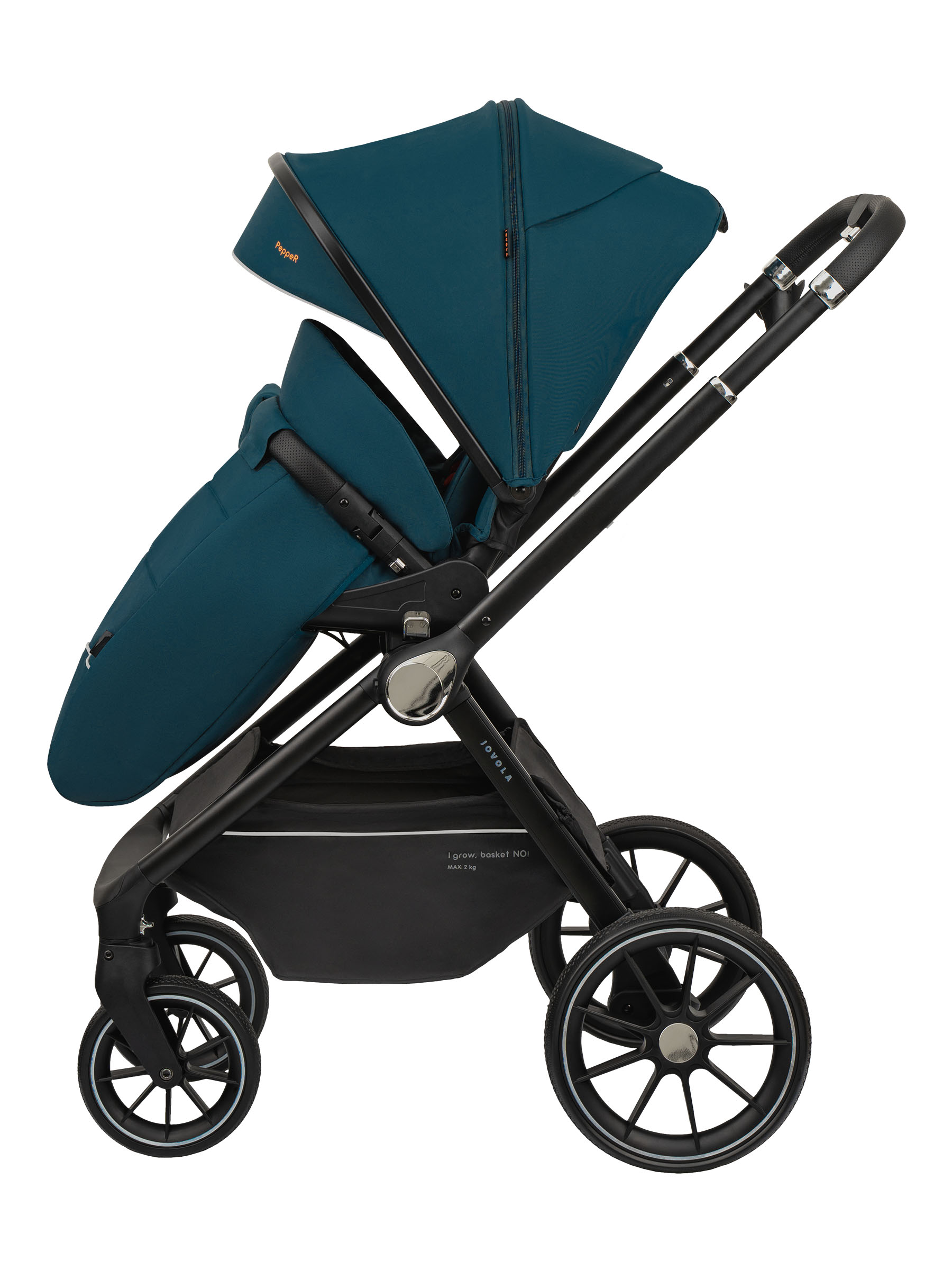 Коляска прогулочная JOVOLA Pepper всесезонная зеленый - фото 13