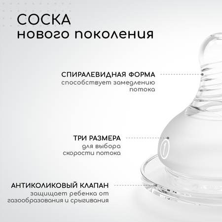 Бутылочка Miyoumi Anti-Colic 160 мл 1 шт.