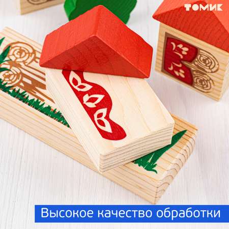 Конструктор Томик Колобок деревянный