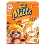 Хлопья кукурузные Mini Mills медовые обогащенные витаминами и железом 200г