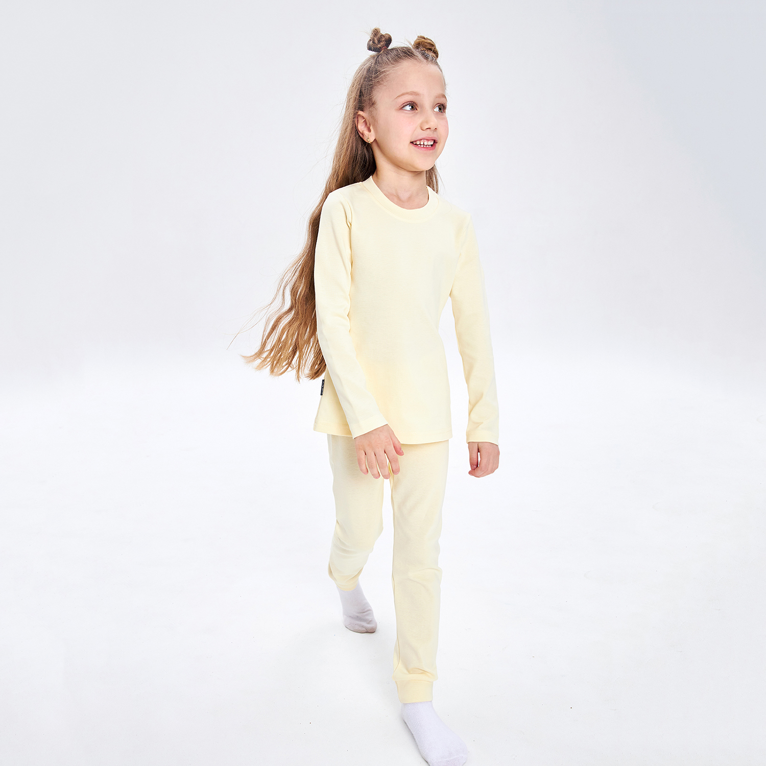 Пижама Lucky Child 137-404/светло-желтый/2-12/ - фото 7