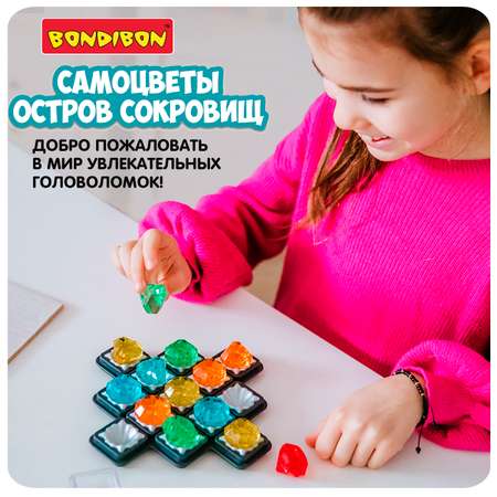 Настольная игра Bondibon логическая САМОЦВЕТЫ