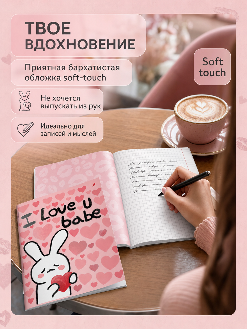 Общая тетрадь Lorex Stationery клетка 5 шт. - фото 2