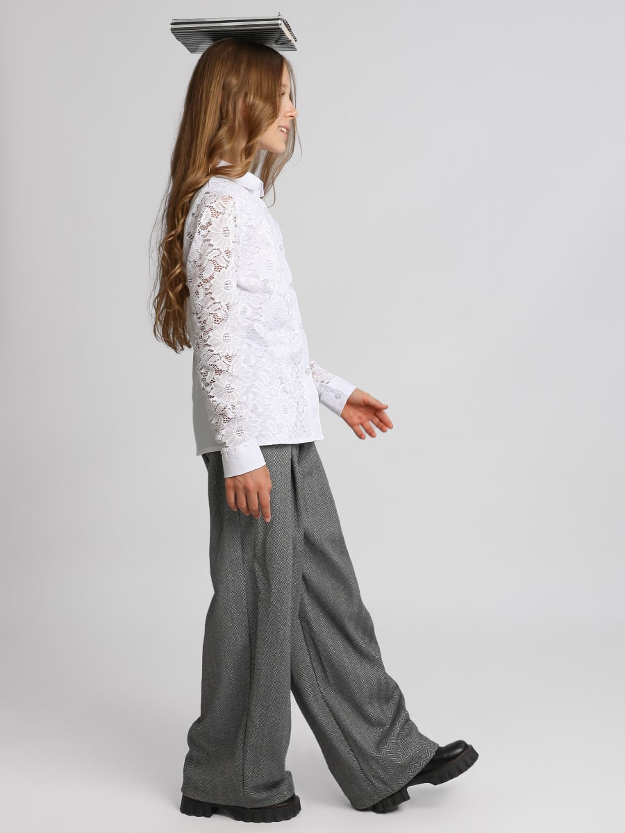 Блузка Соль и Перец sp008.1белый - фото 11