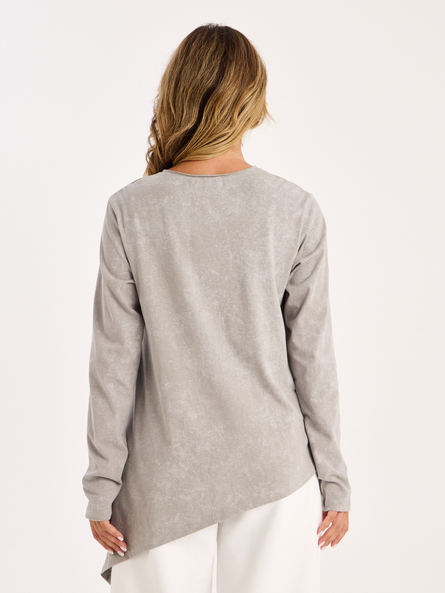 Лонгслив для кормящих варенка Proud Mom ЛОГР-0500-вар_серый - фото 7