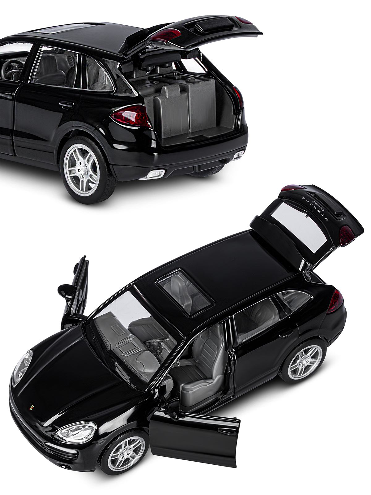 Внедорожник АВТОпанорама Porsche Cayenne S 1:32 JB1251579 - фото 10