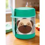 Термос Skip Hop со столовым прибором Мопс Престон