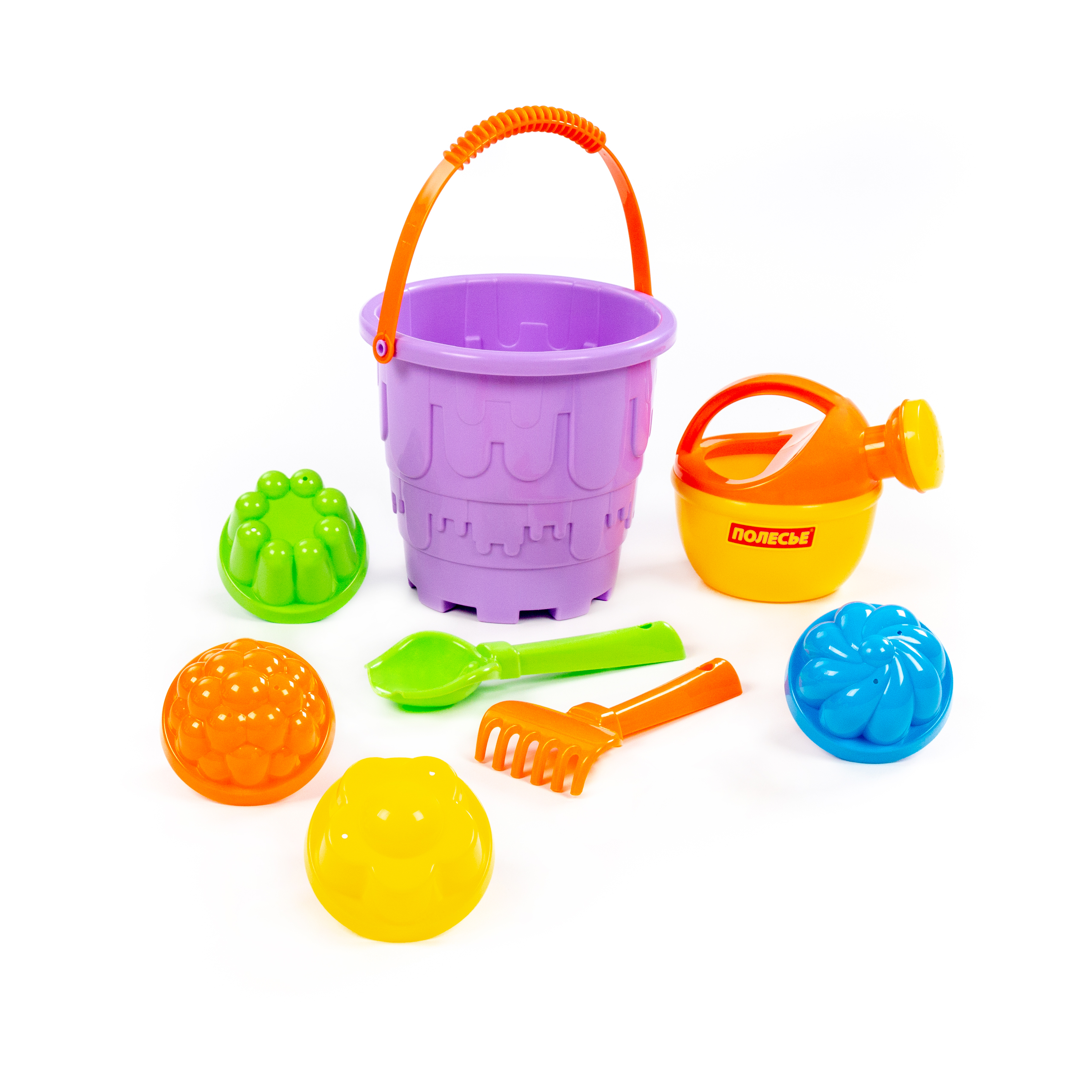 Песочный набор Полесье 8 элементов 1 предм. - фото 3