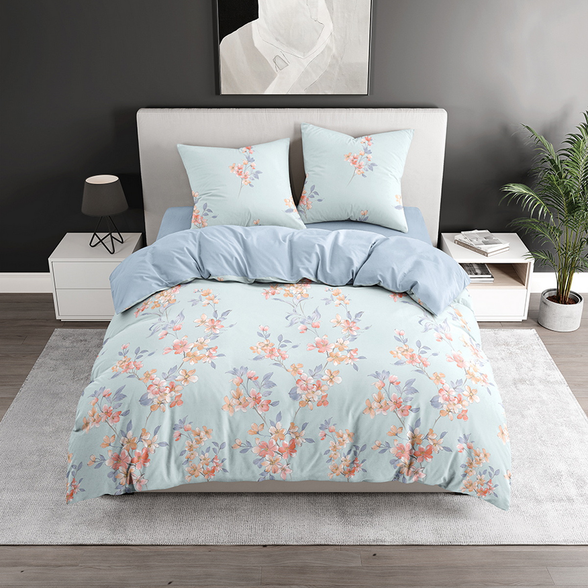 Комплект постельного белья BRAVO Пими евро 4 предм. - фото 1