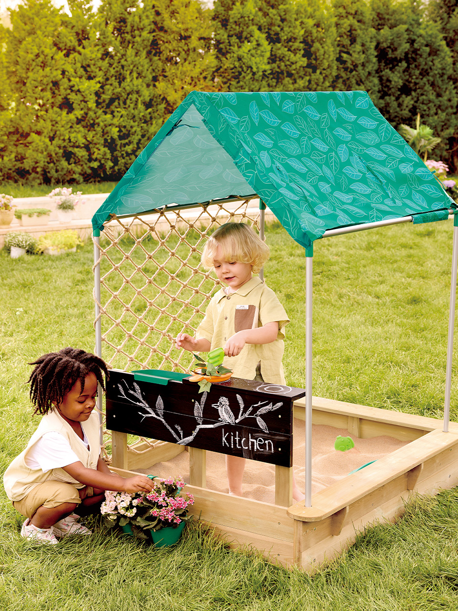 На природе с тентом Hape Песочница - фото 13