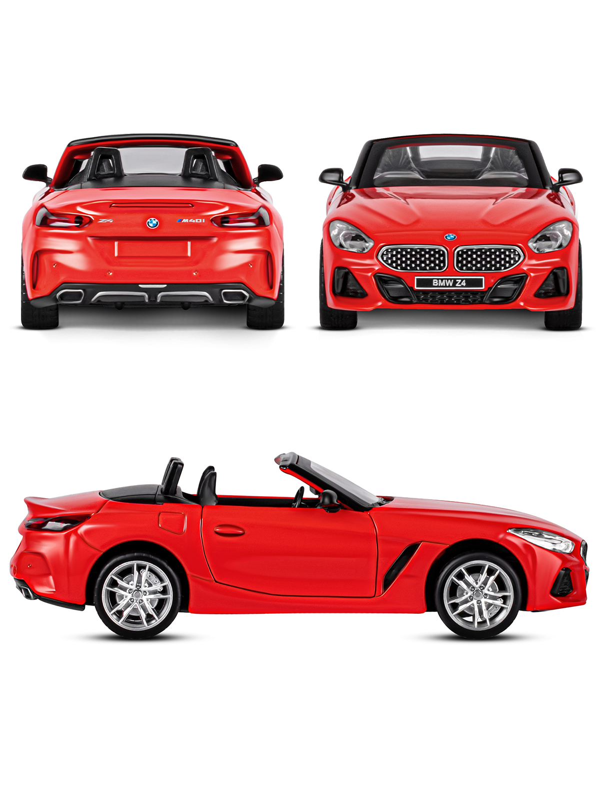Автомобиль АВТОпанорама BMW Z4 M40i 1:30 JB1251477 - фото 6