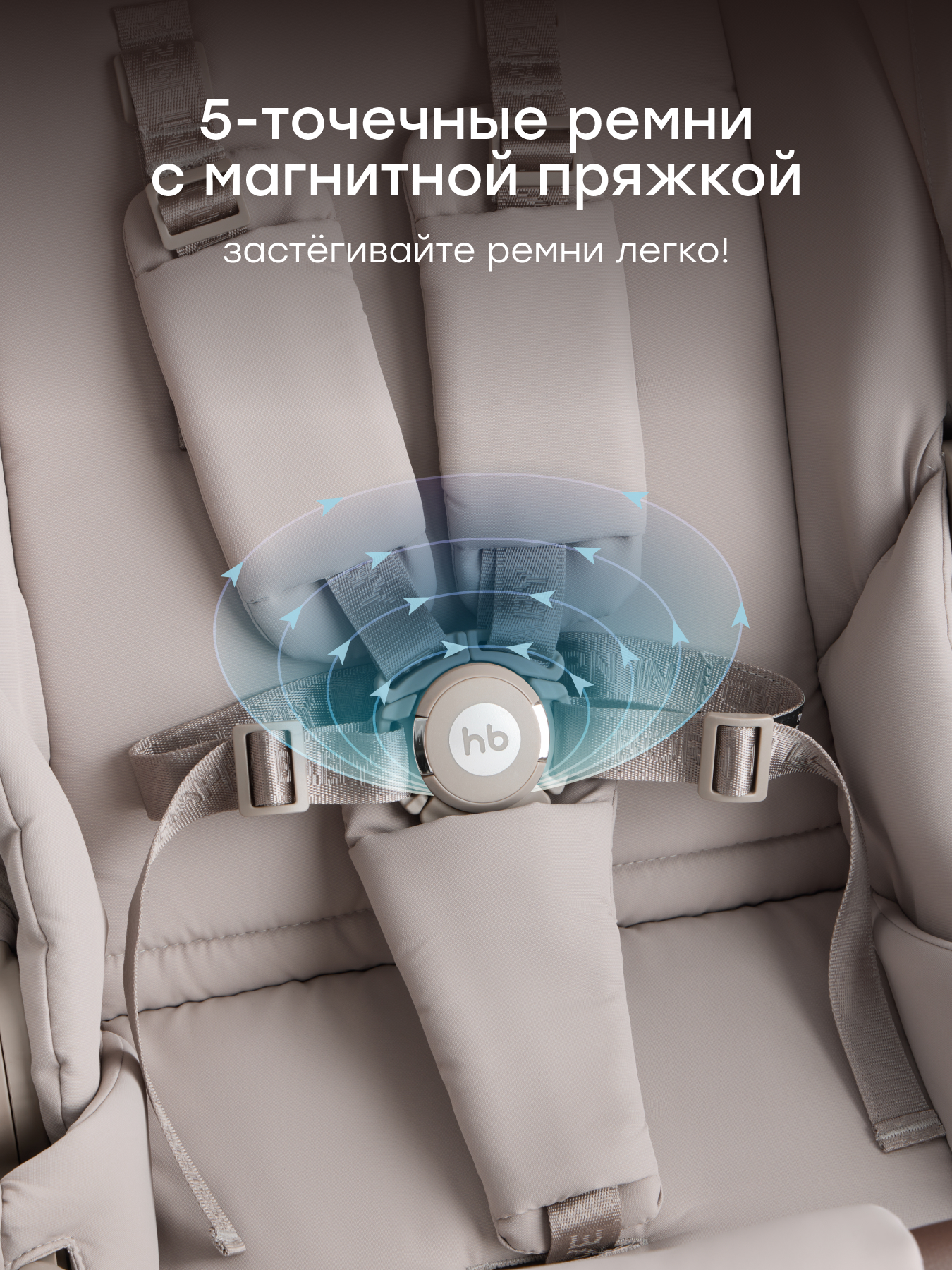 Коляска прогулочная Happy Baby Luna 360 серый - фото 5