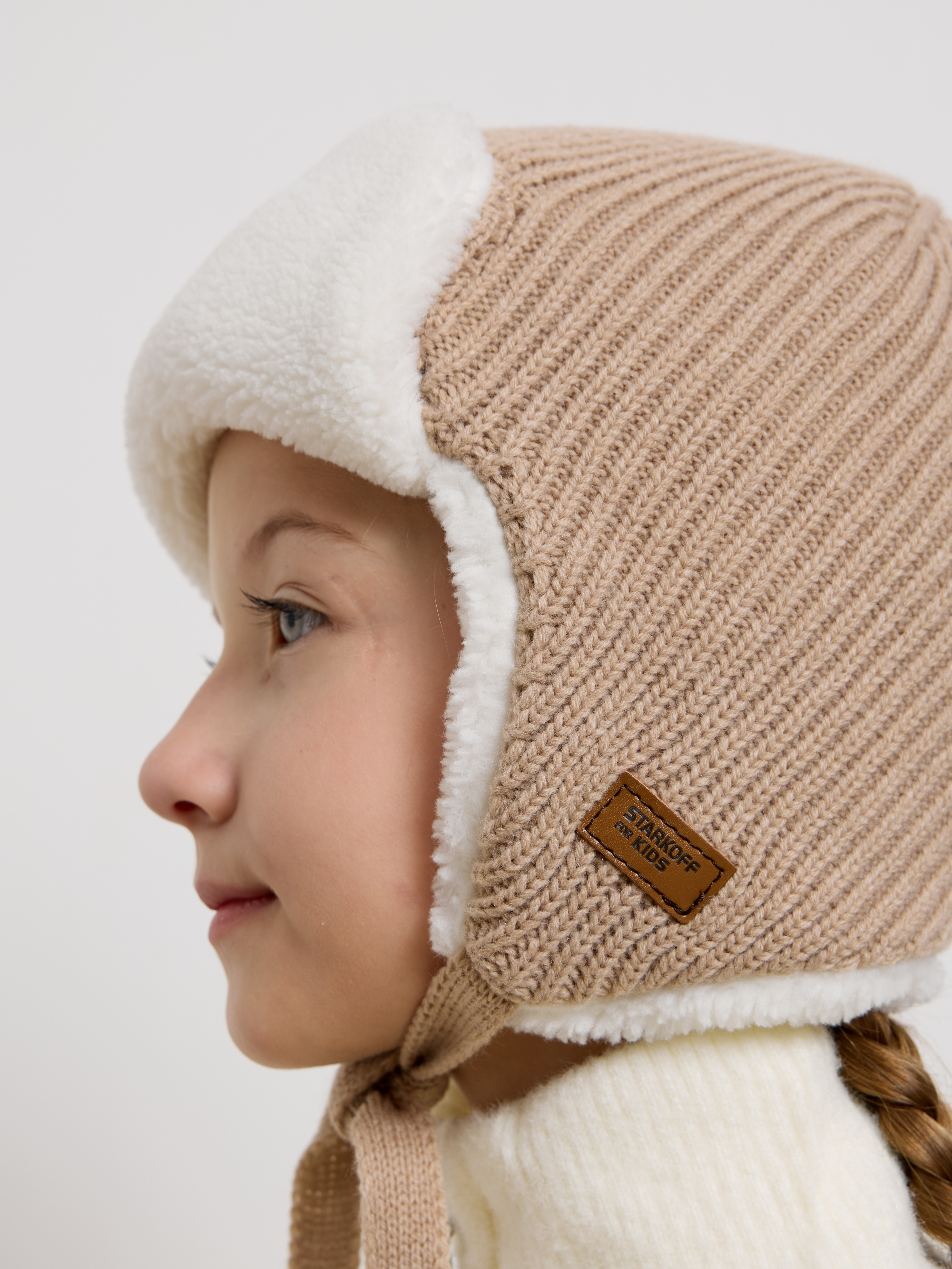 Шапка-ушанка Starkoff Kids Д301112 - фото 15
