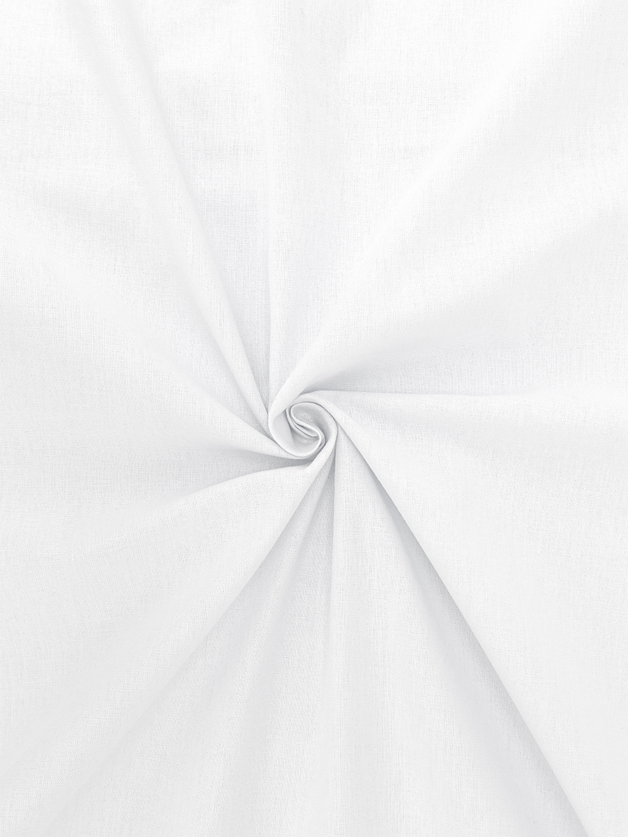 Простыня BRAVO поплин белый 140 x 200 см на резинке 1 шт. - фото 4