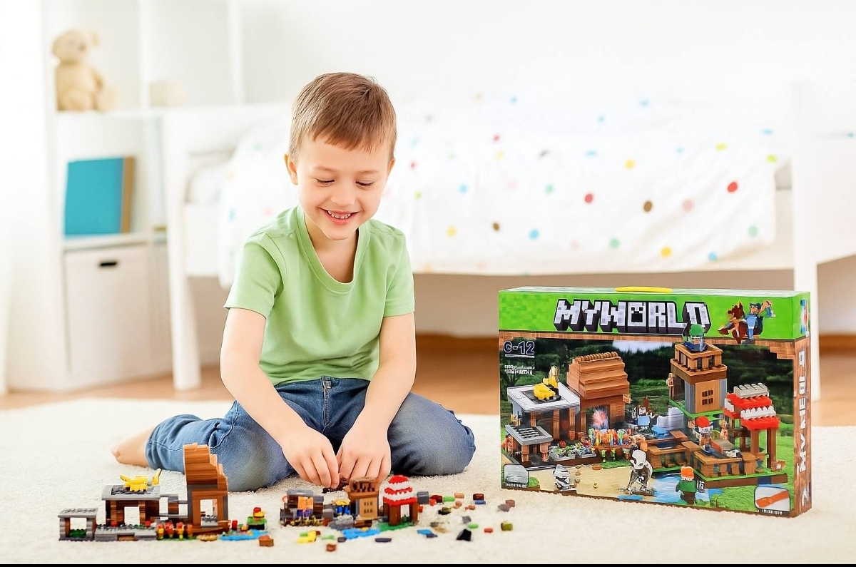 Конструктор BalaToys MyWorld Деревня 778 дет. - фото 6