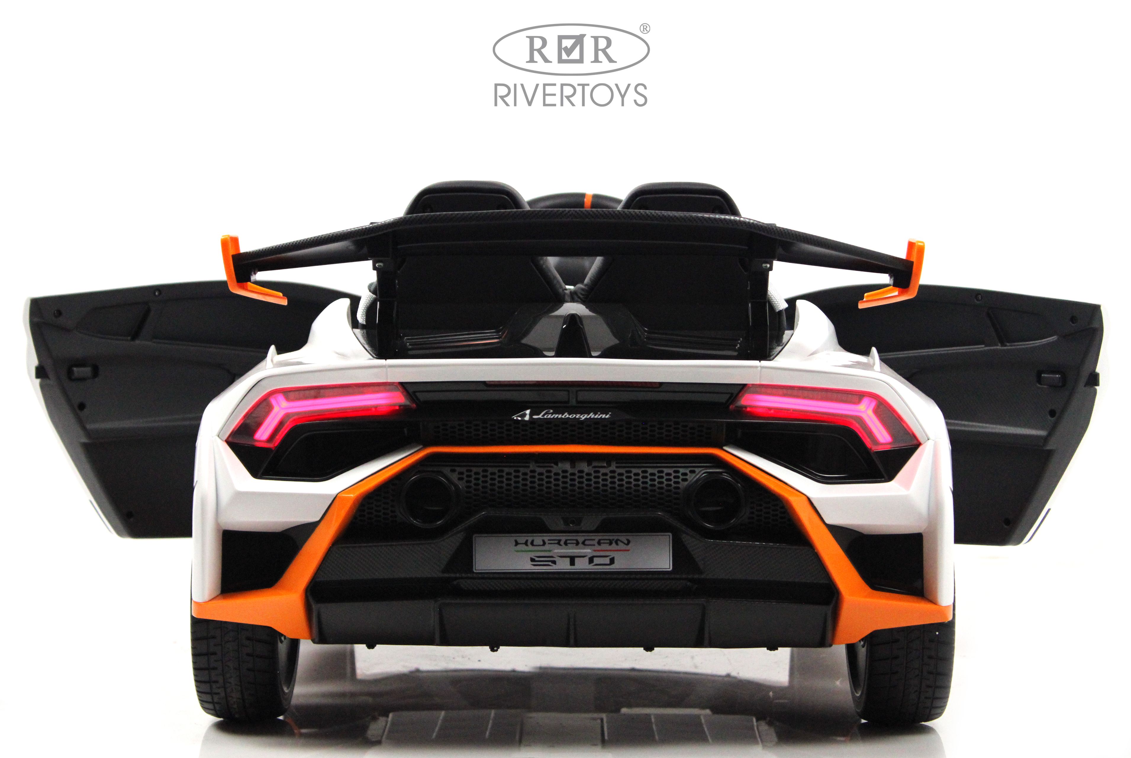 Электромобиль RIVERTOYS Lamborghini E888EE-WHITE С пультом ДУ - фото 25