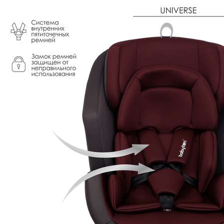 Автокресло Babyton Universe Cherry 0+/1/2/3 (0-36 кг)