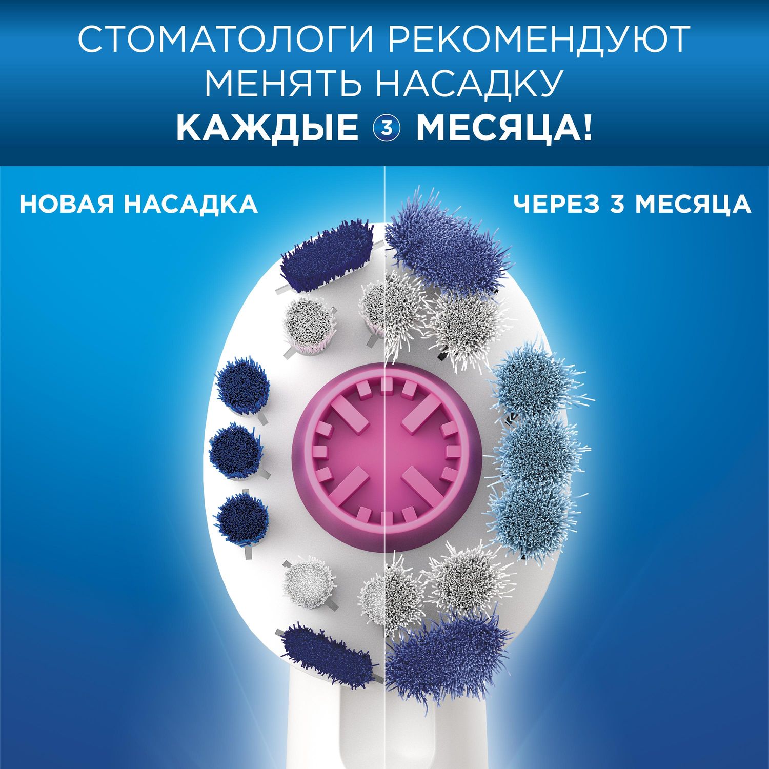 Насадка электрическая Oral-B 2 шт. - фото 9