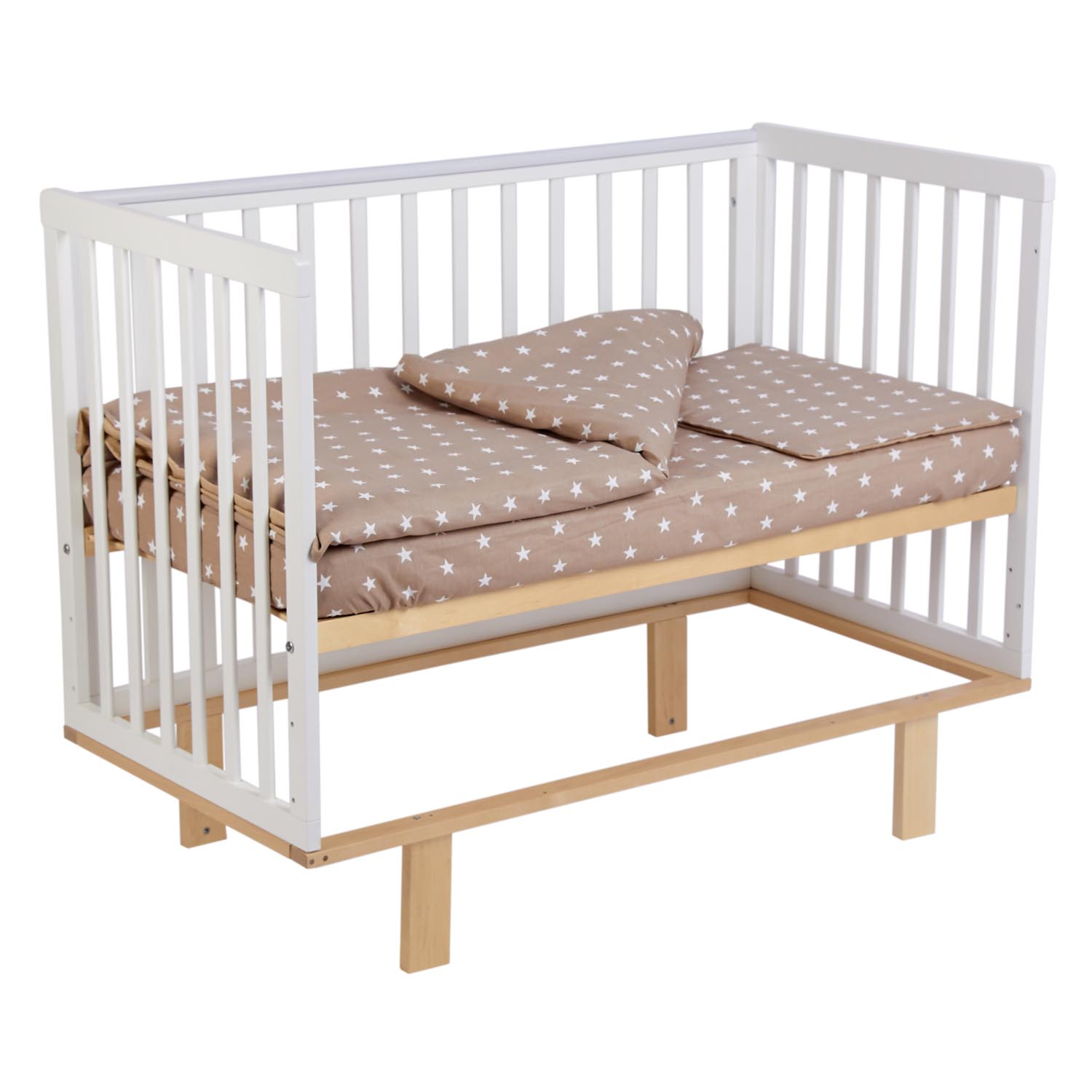 Детская кроватка Polini kids прямоугольная, (белый) - фото 30