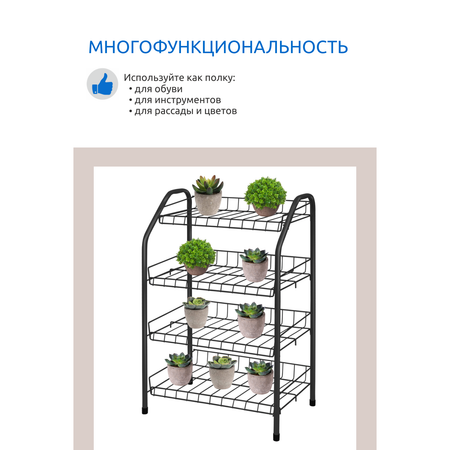Этажерка стеллаж Nika для дома для офиса
