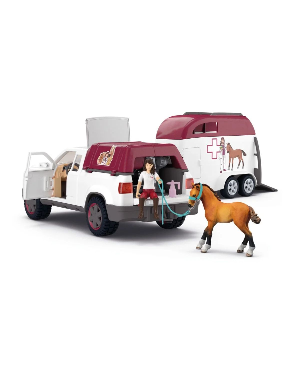 Игровой набор SCHLEICH Mobile vet with trailor - фото 4