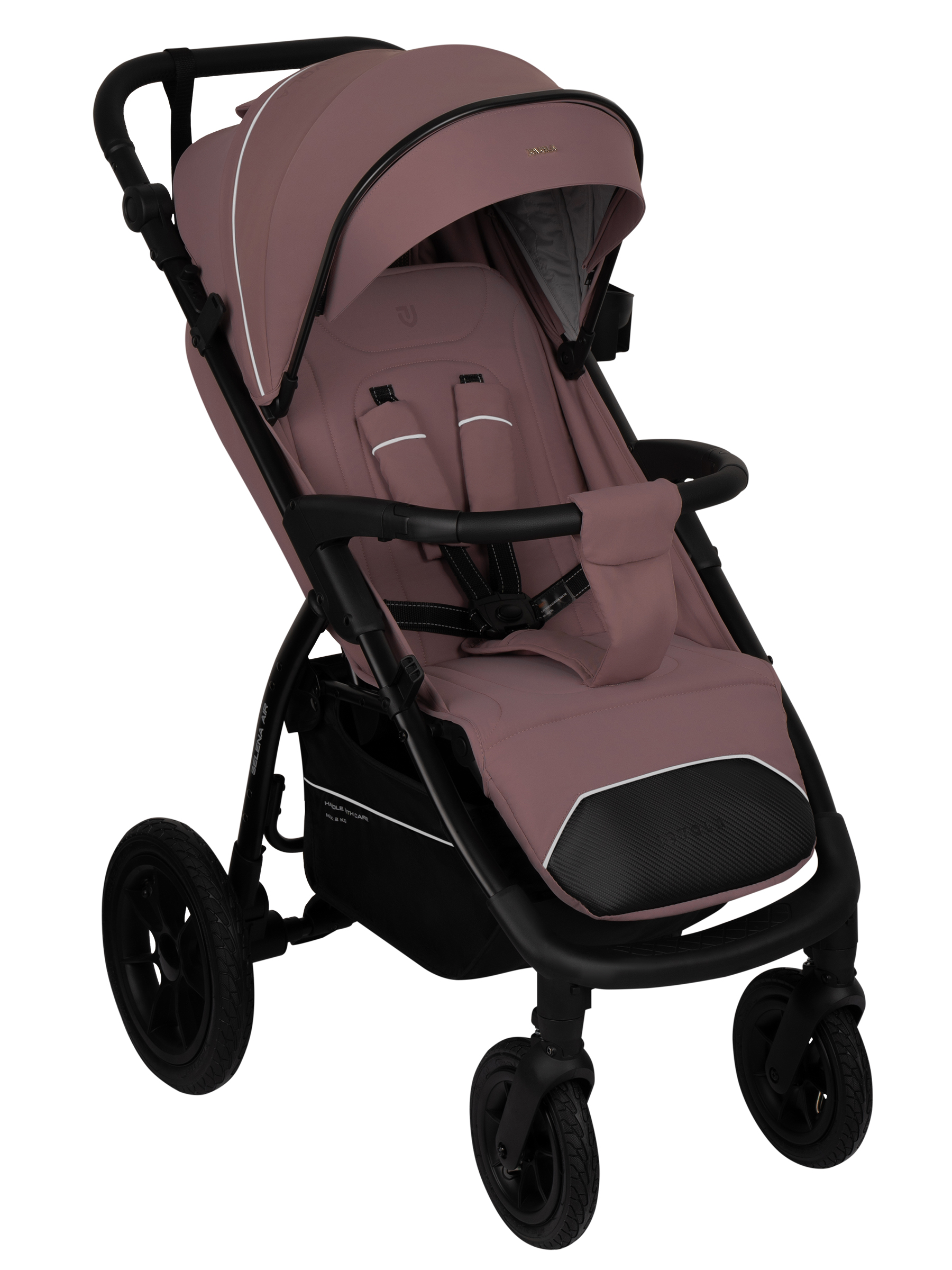 Коляска прогулочная JOVOLA Selena Air new розовый - фото 4