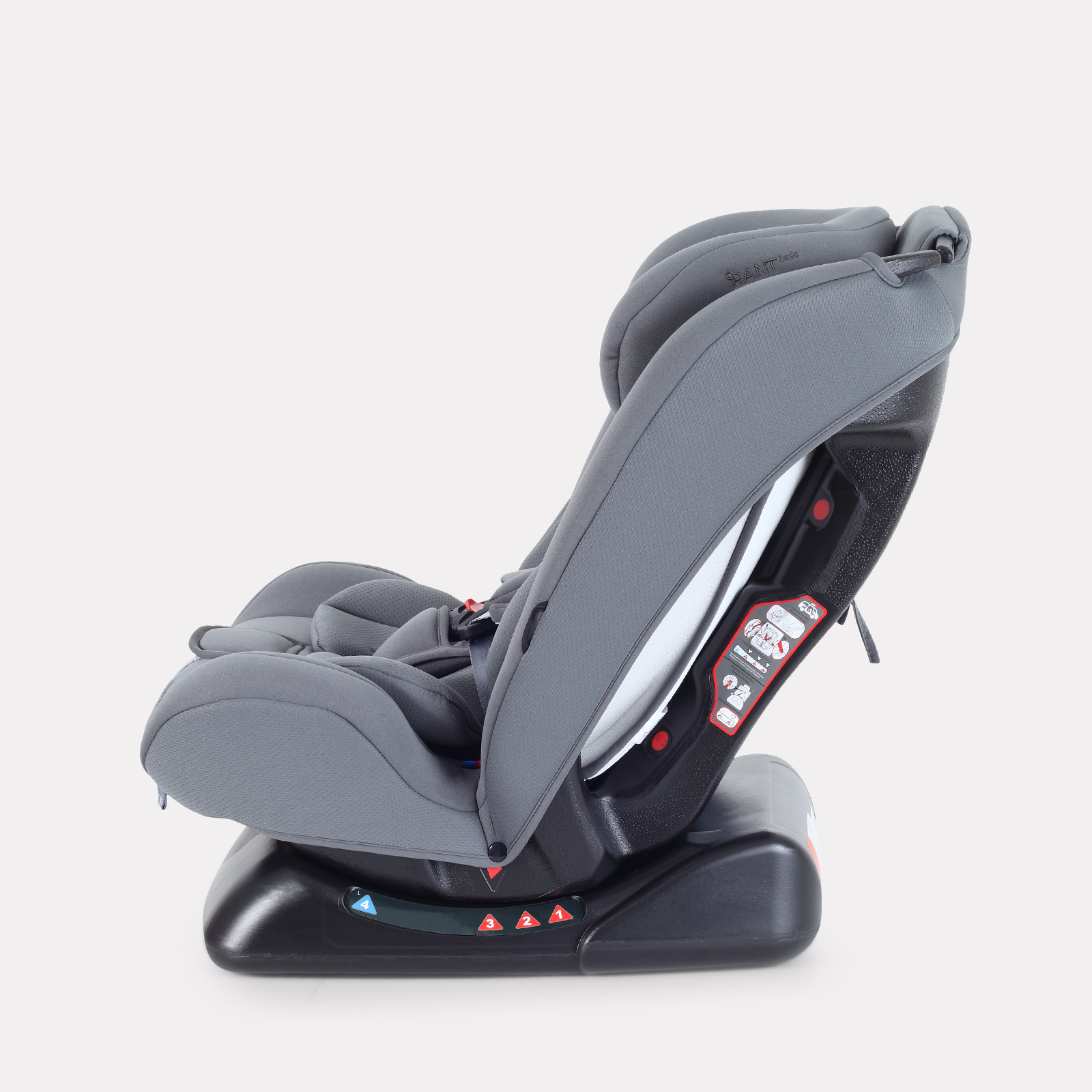 Автокресло Rant Basic Unity next 0+/1/2/3 (0-36 кг) серый - фото 5