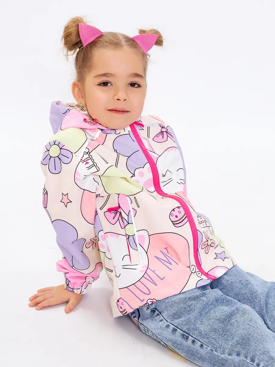 Ветровка RuStyle ДД-ветRSL-652-loveкрем - фото 5