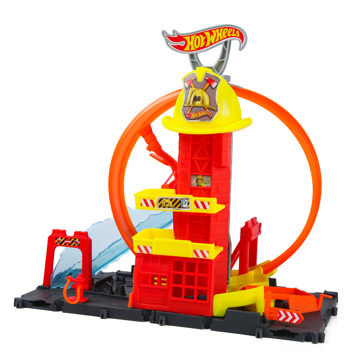 Трек Hot Wheels Пожарная станция HKX41 - фото 2