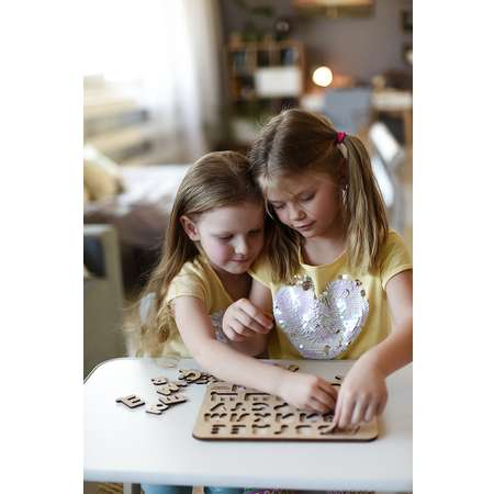 Игрушка WOODLANDTOYS сортер Изучаем буквы
