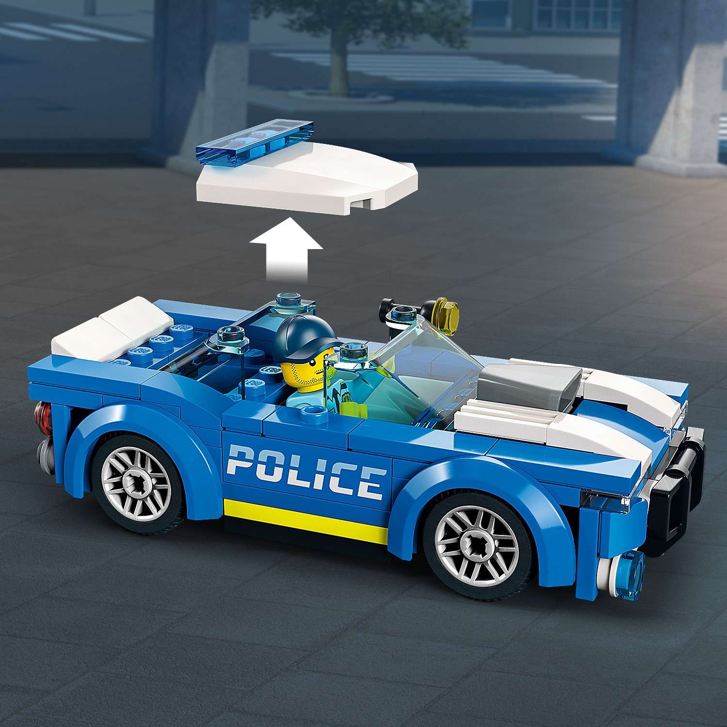 Конструктор LEGO City Police Полицейская машина 94 дет. - фото 6