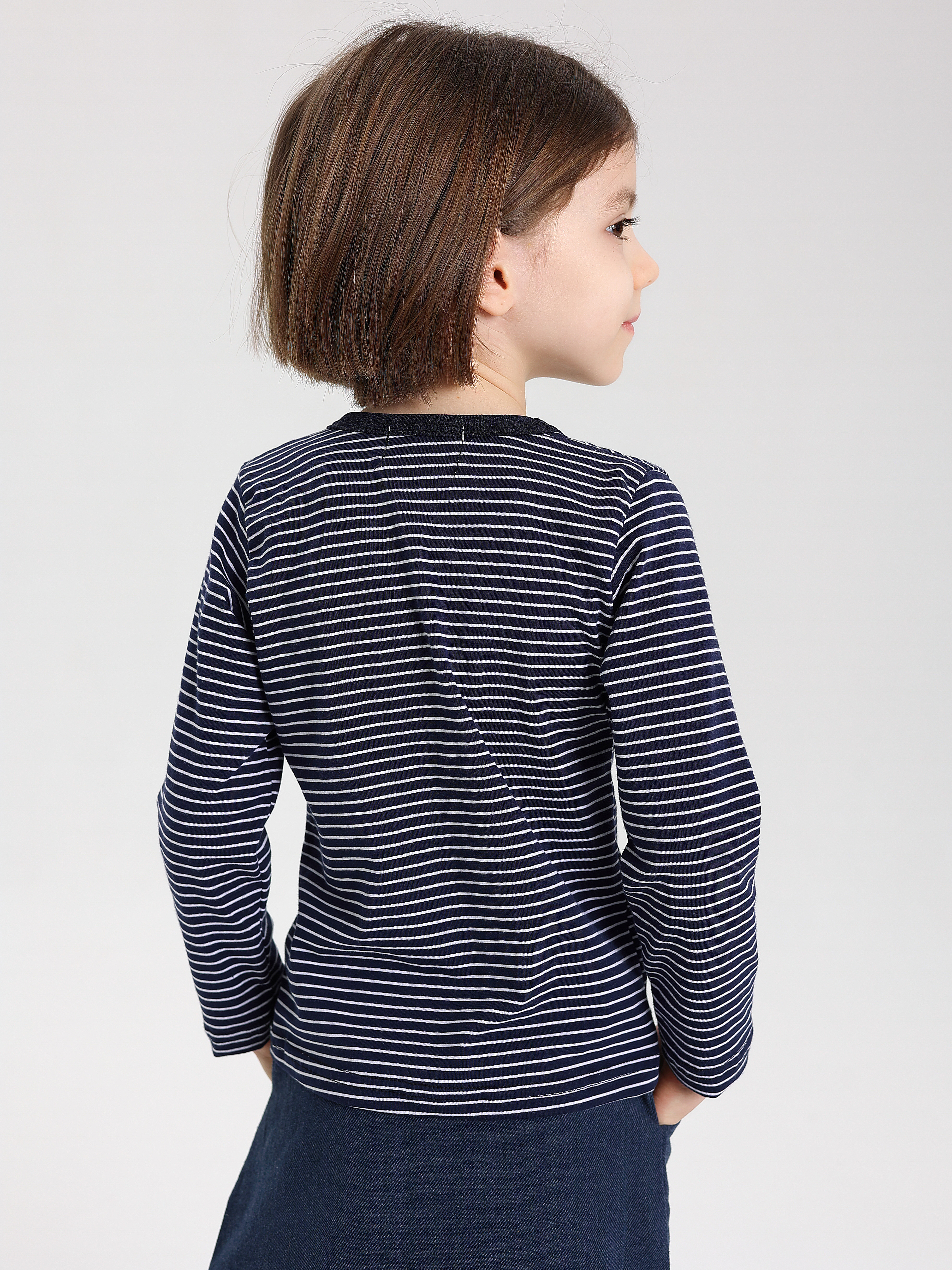 Лонгслив RobyKris 27-08-17/синий - фото 5