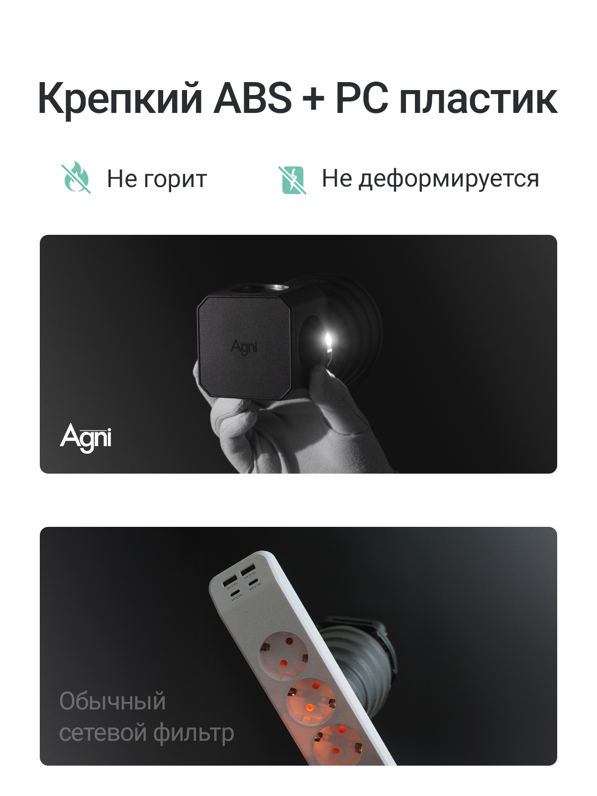 Разветвитель сетевой AGNI TP-WJ2U3E - фото 6