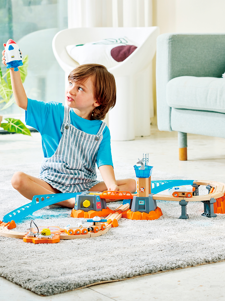 Набор железнодорожный Hape E3798_HP - фото 1