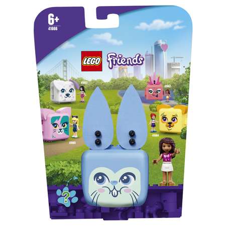 Конструктор LEGO Friends Кьюб Андреа с кроликом блочный