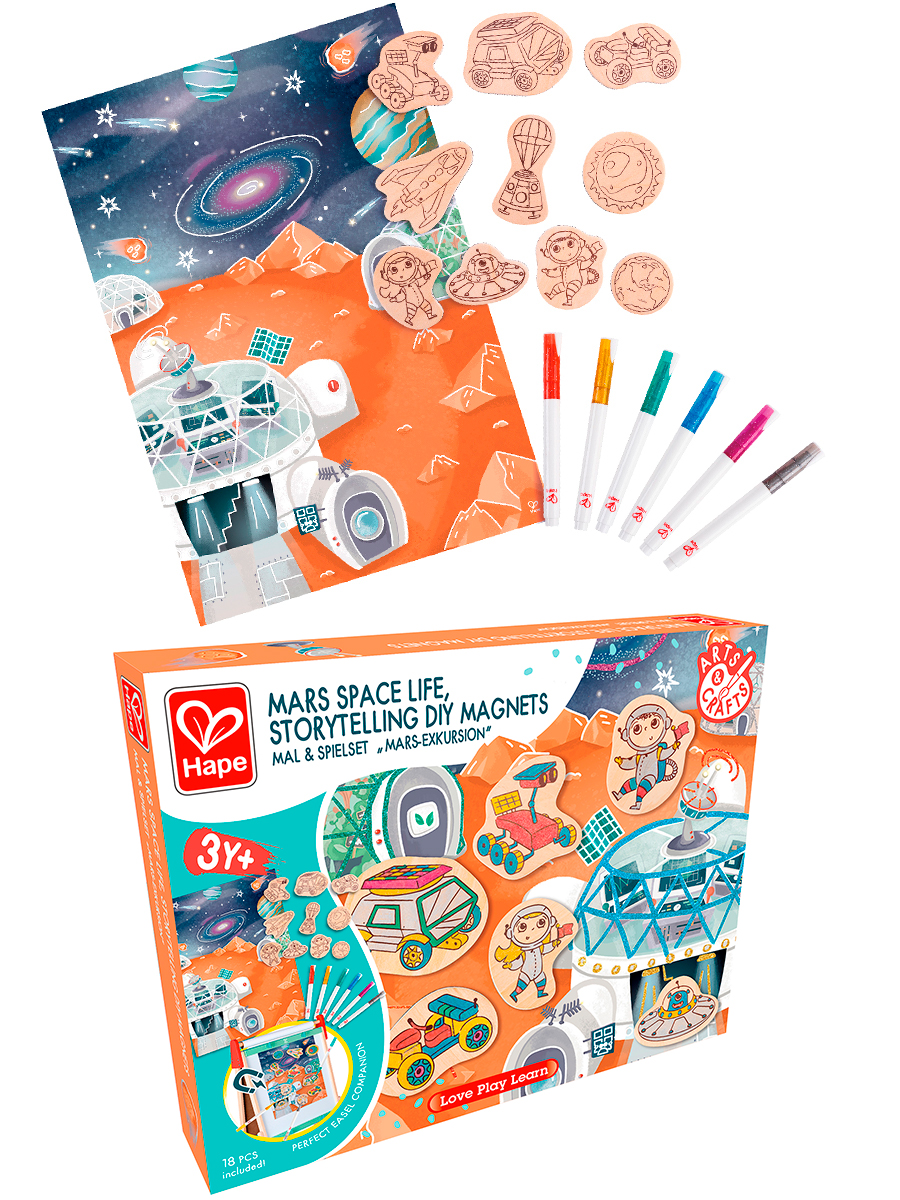 Набор для рисования Hape Космические приключения - фото 1