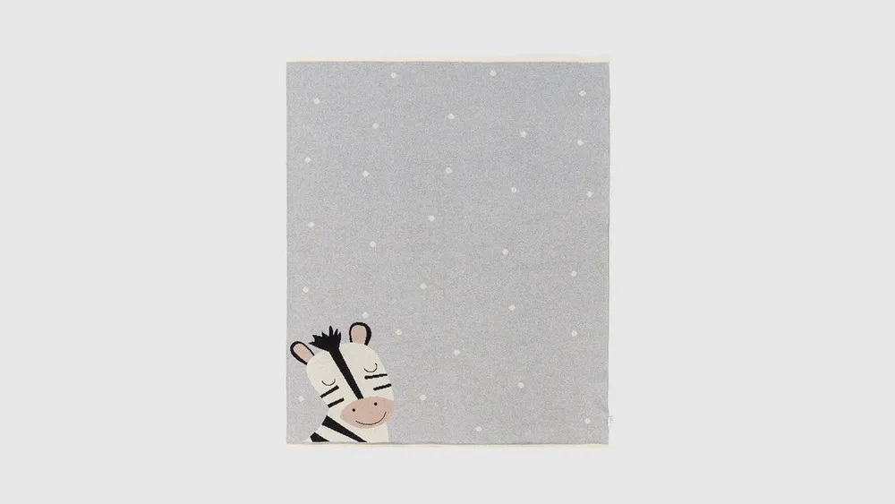 Плед askona kids Zebra (Зебра) 100 x 80 см хлопок - фото 5